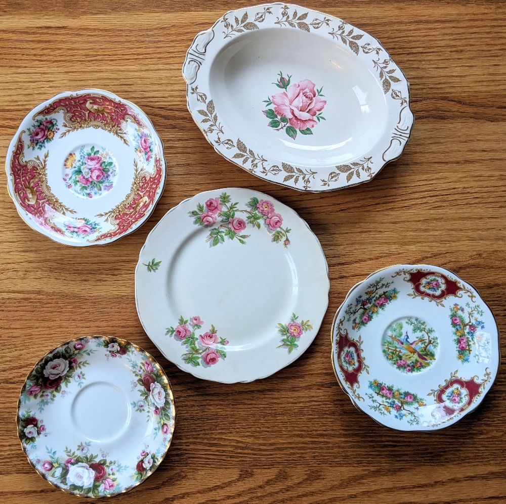 🇬🇧 Vintage Alfred Meakin, Foley & Royal Albert